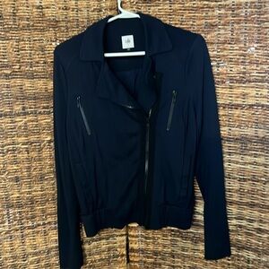 Cabi Dark Navy Moto/Swing Jacket